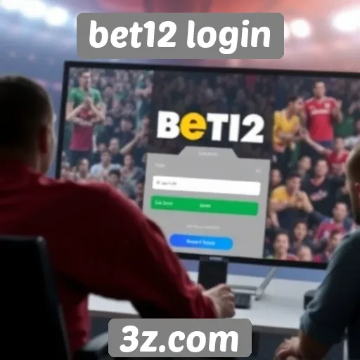 Análise da interface do site bet12 login