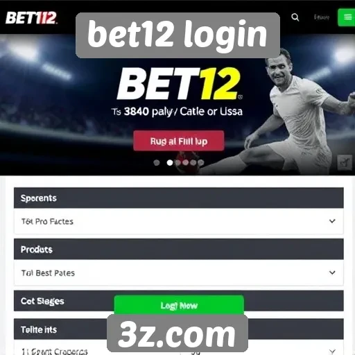 Funcionalidades do site bet12 login para novos usuários
