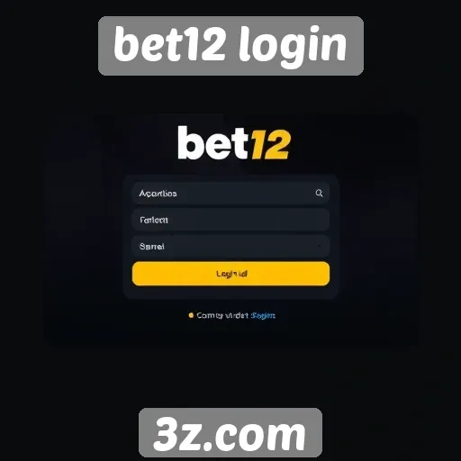 Facilidade de uso na interface do bet12 login